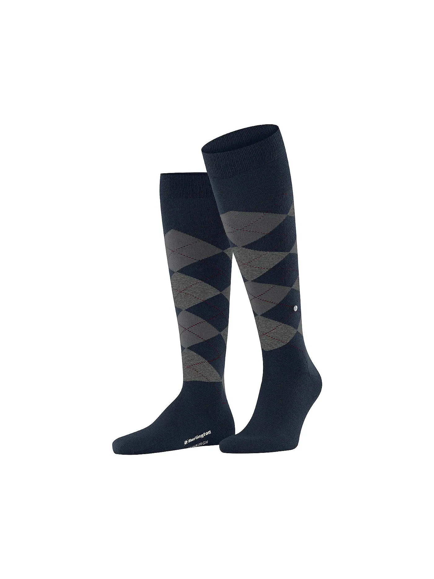 BURLINGTON | Herren Kniestrümpfe EDINBURGH 40-46 marine | dunkelblau